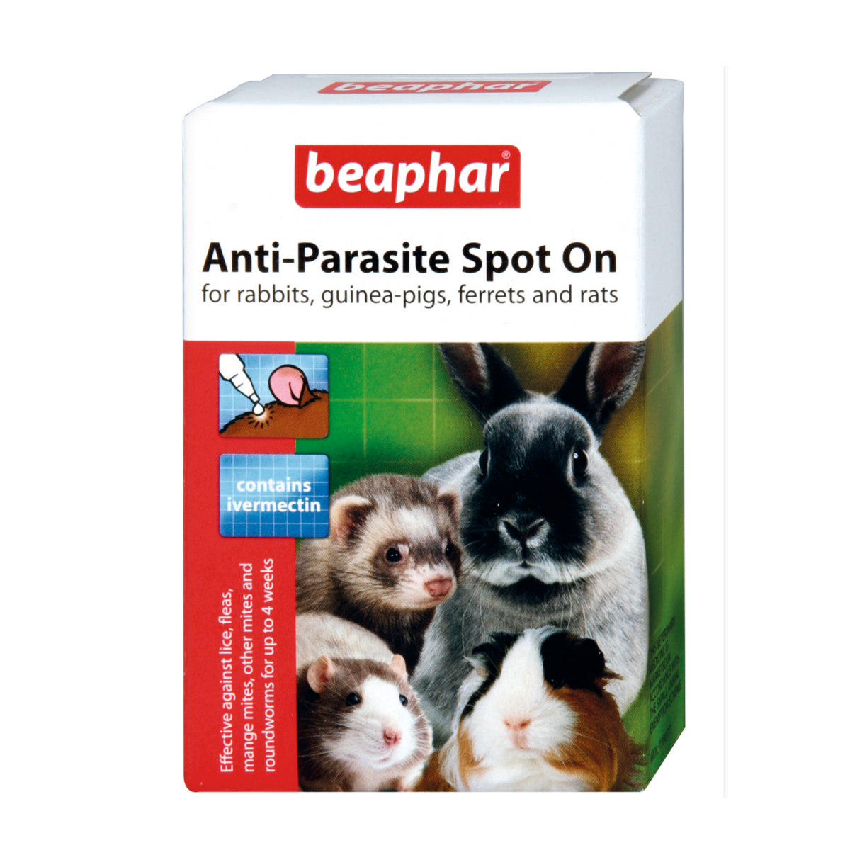 Anti Parasite Spot On for Rabbits 6 Pipettes