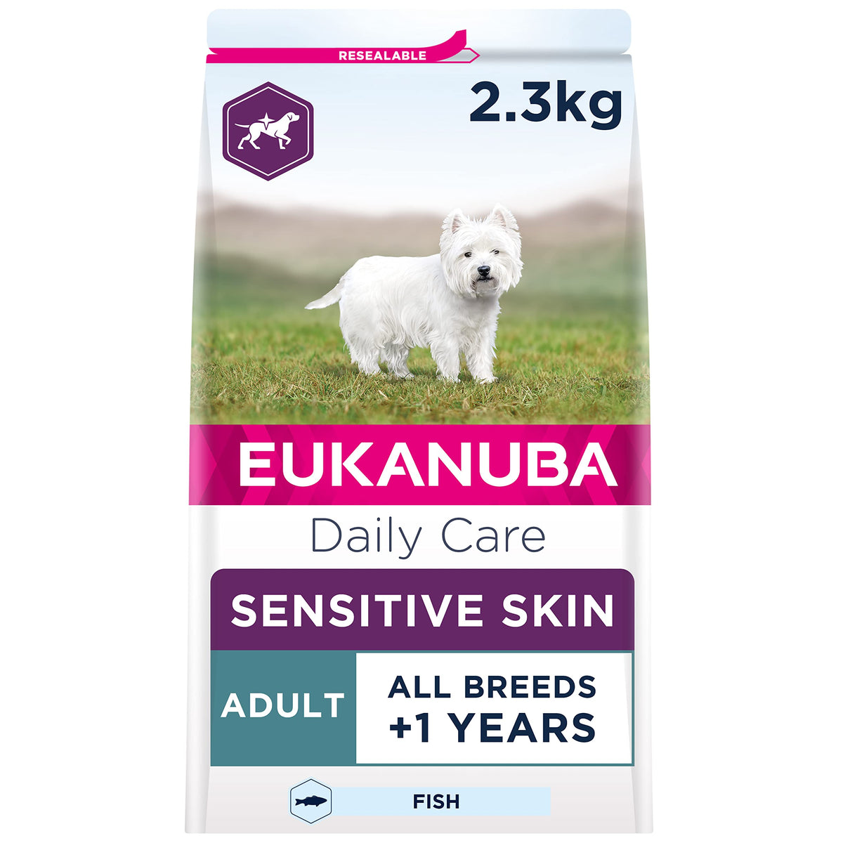 Hypoallergenic Sensitive Skin Dry Dog Food with Fish