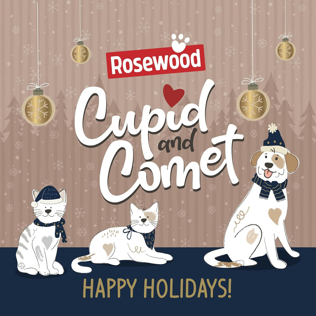 Rosewood Cupid & Comet Luxury Deli Dog Advent Calendar, Dog Treats