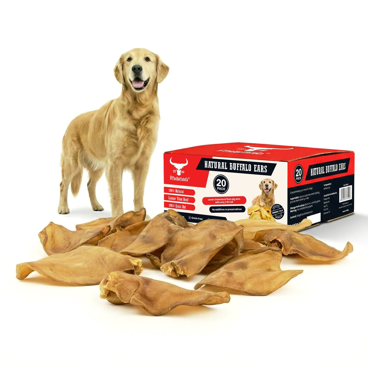 Buffalo Ears - Dog Treats - Sayby’s