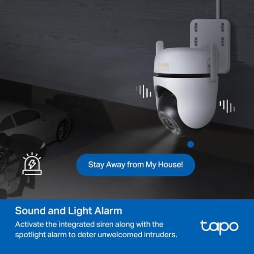 Pan/Tilt Smart Outdoor Security Camera