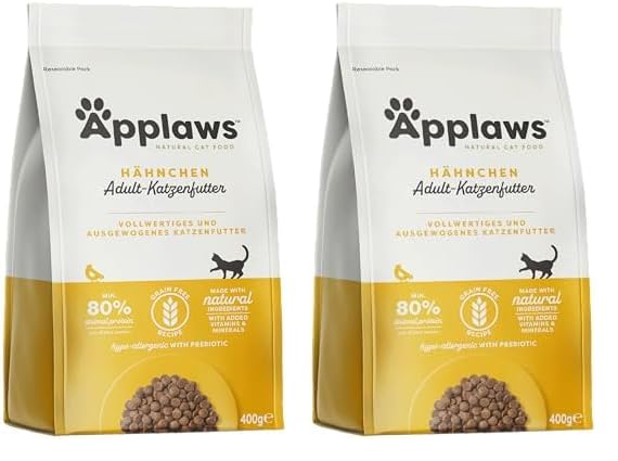 Natural Complete Dry Food for Adult Cats Chicken with Lamb 2kg