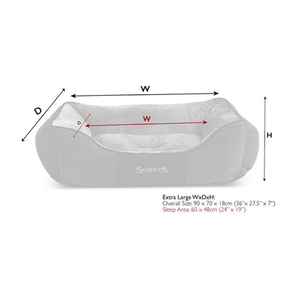Scruffs Chester Box Bed Graphite