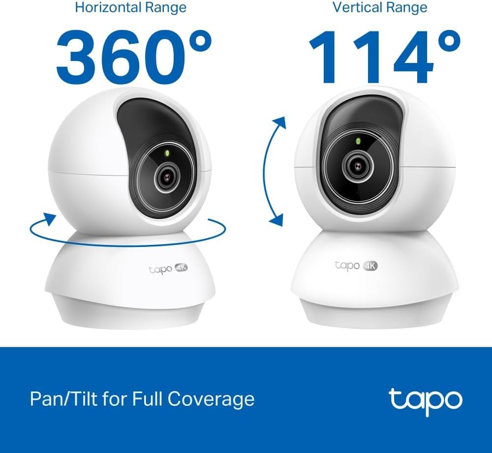 Tapo C211 2K 3MP Pan/Tilt Indoor Security Camera Pet Camera CCTV Camera