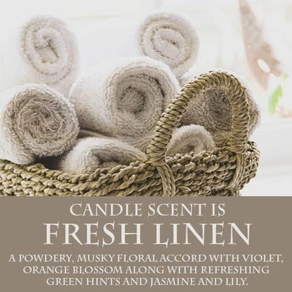 Light When the Dog Farts Fresh Linen Scented Candle 30cl