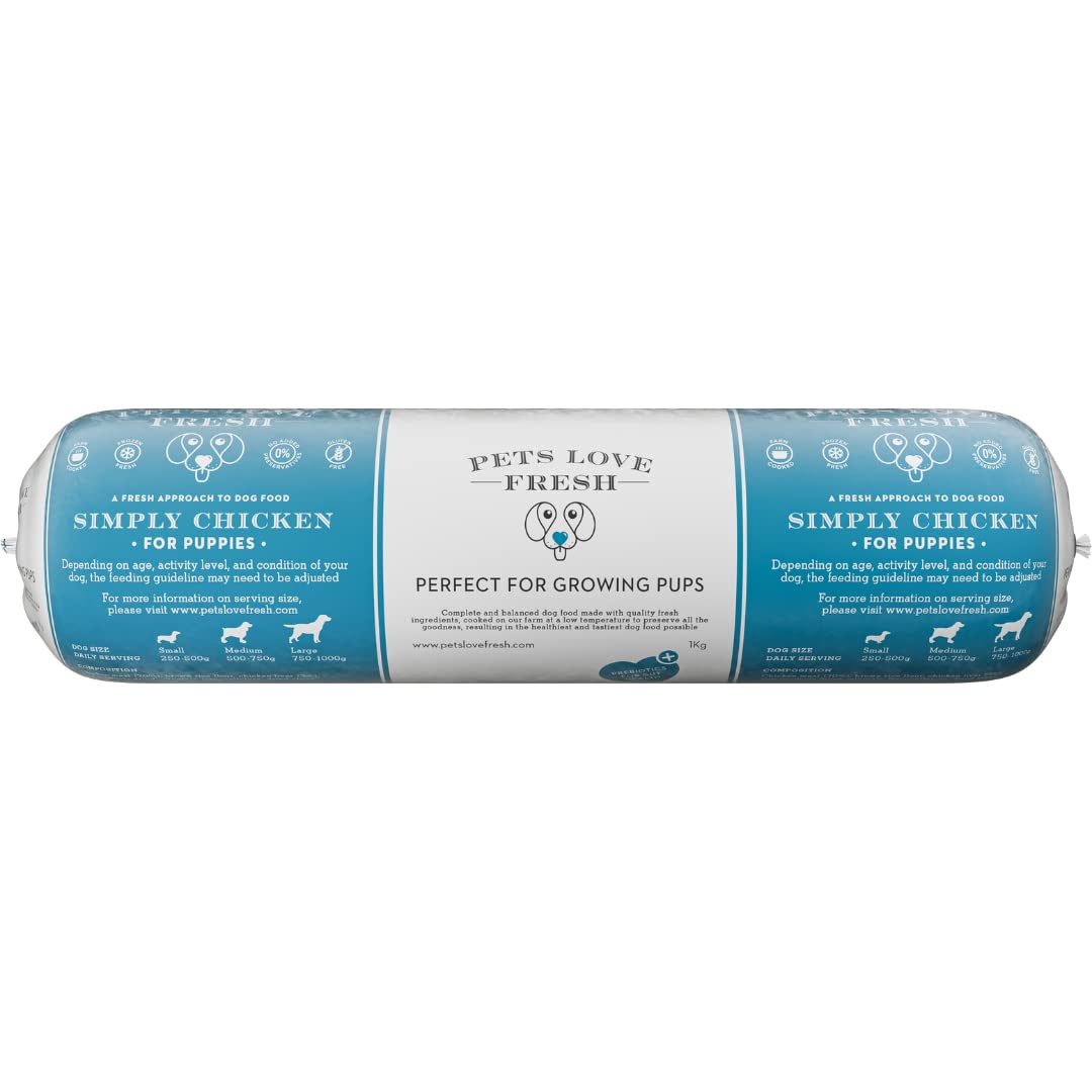 Fresh Dog Food Simply Chicken 5 x 600g Chub Rolls