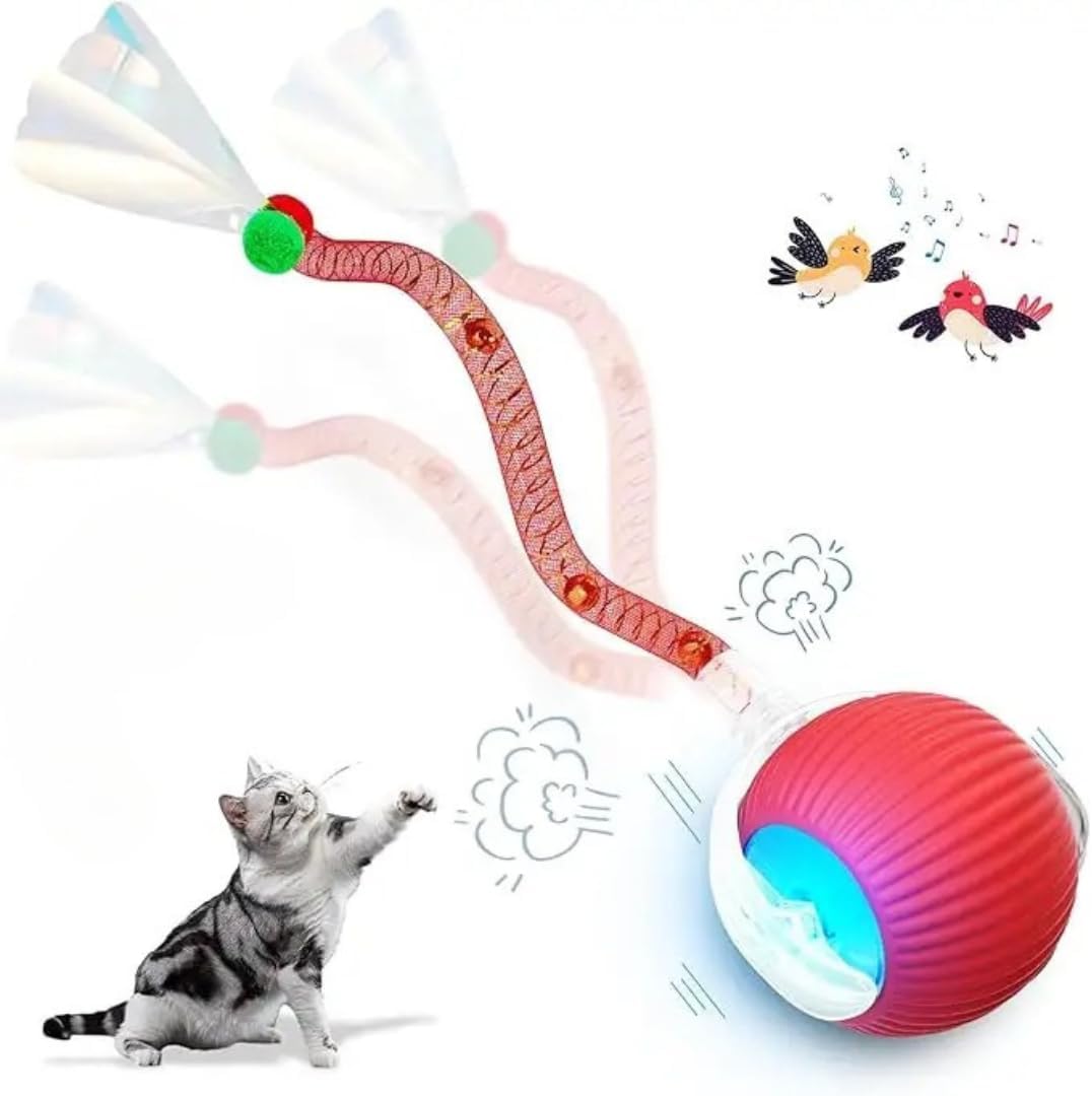 Speedy Tail 2.0 Interactive Rolling Cat Ball Toy