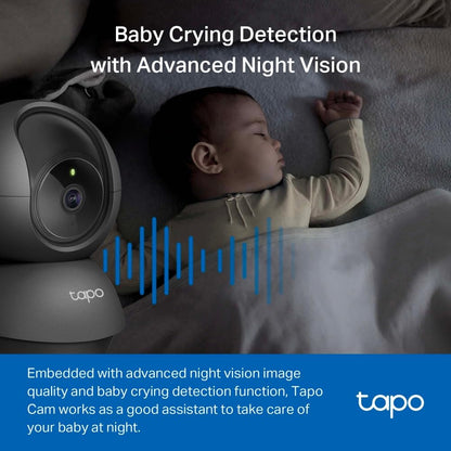 Tapo C211 2K 3MP Pan/Tilt Indoor Security Camera Pet Camera CCTV Camera