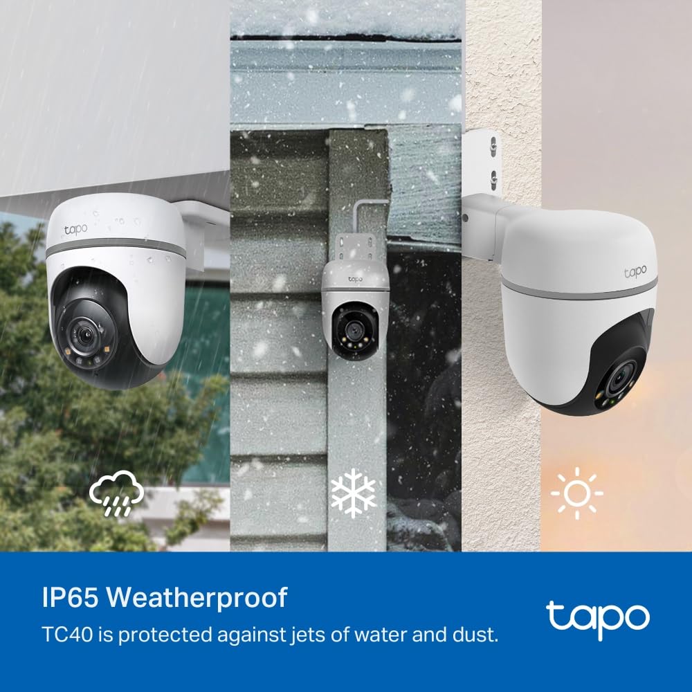 Pan/Tilt Smart Outdoor Security Camera