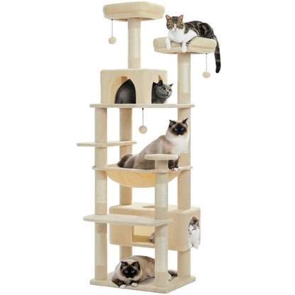 184cm Tall Cat Tree Tower for Large Cats