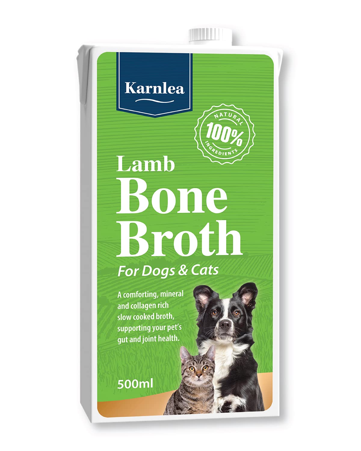 Chicken Bone Broth for Dogs & Cats - Free Range | 100% Real & Natural Liquid Bone Broth for Pets | High in Collagen & Protein for Healthy Joints, Gut, Digestion, Skin & Sickness Recovery