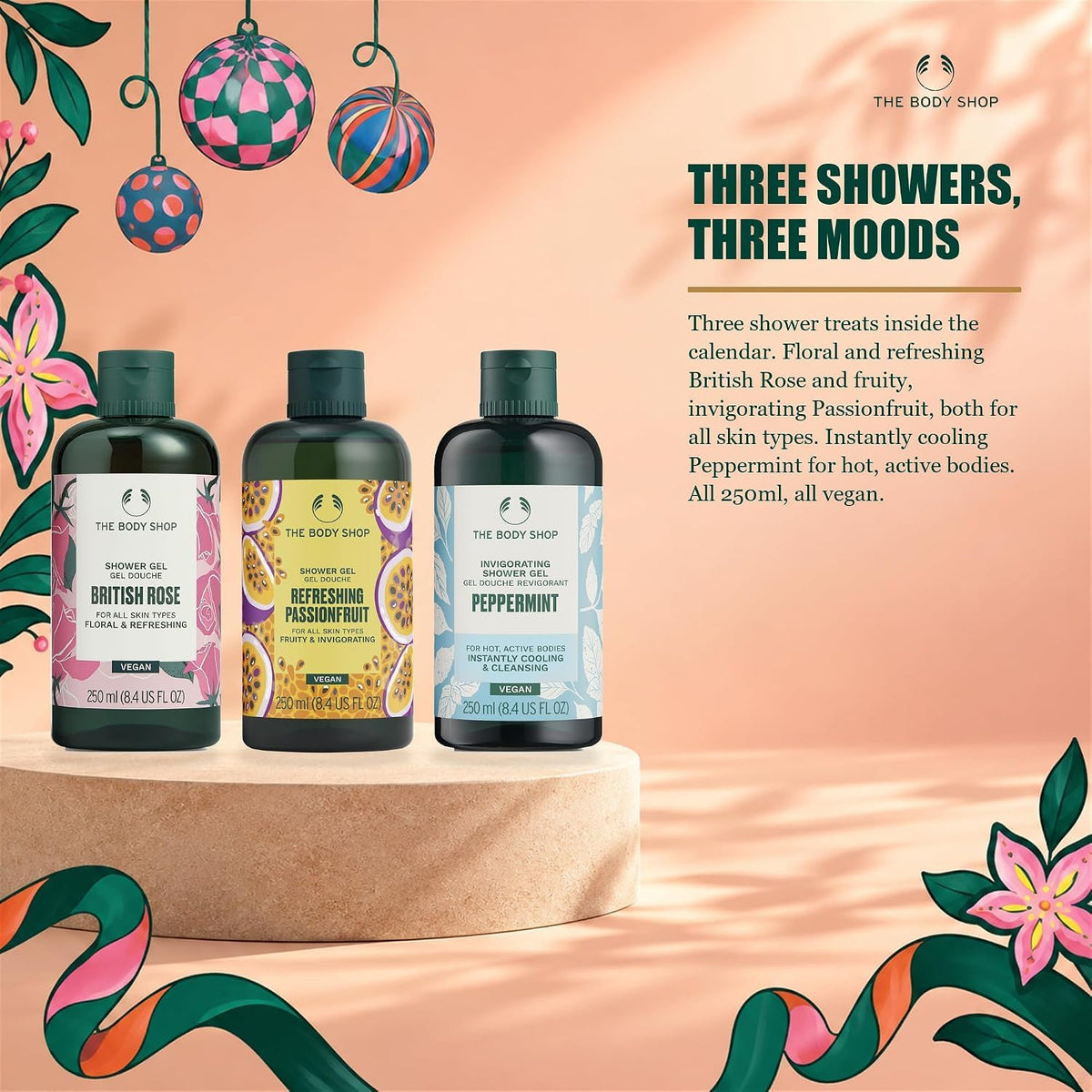 The Body Shop Classic 24-Piece Beauty Advent Calendar (Worth Over £120)