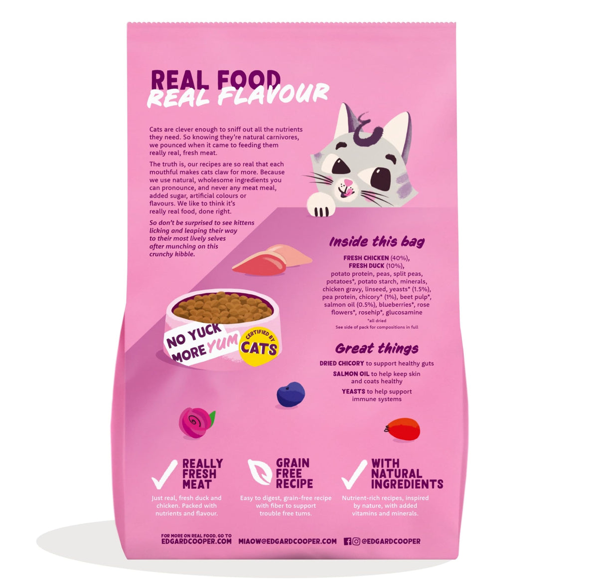 Grain Free Adult Dry Cat Food Chicken 2kg