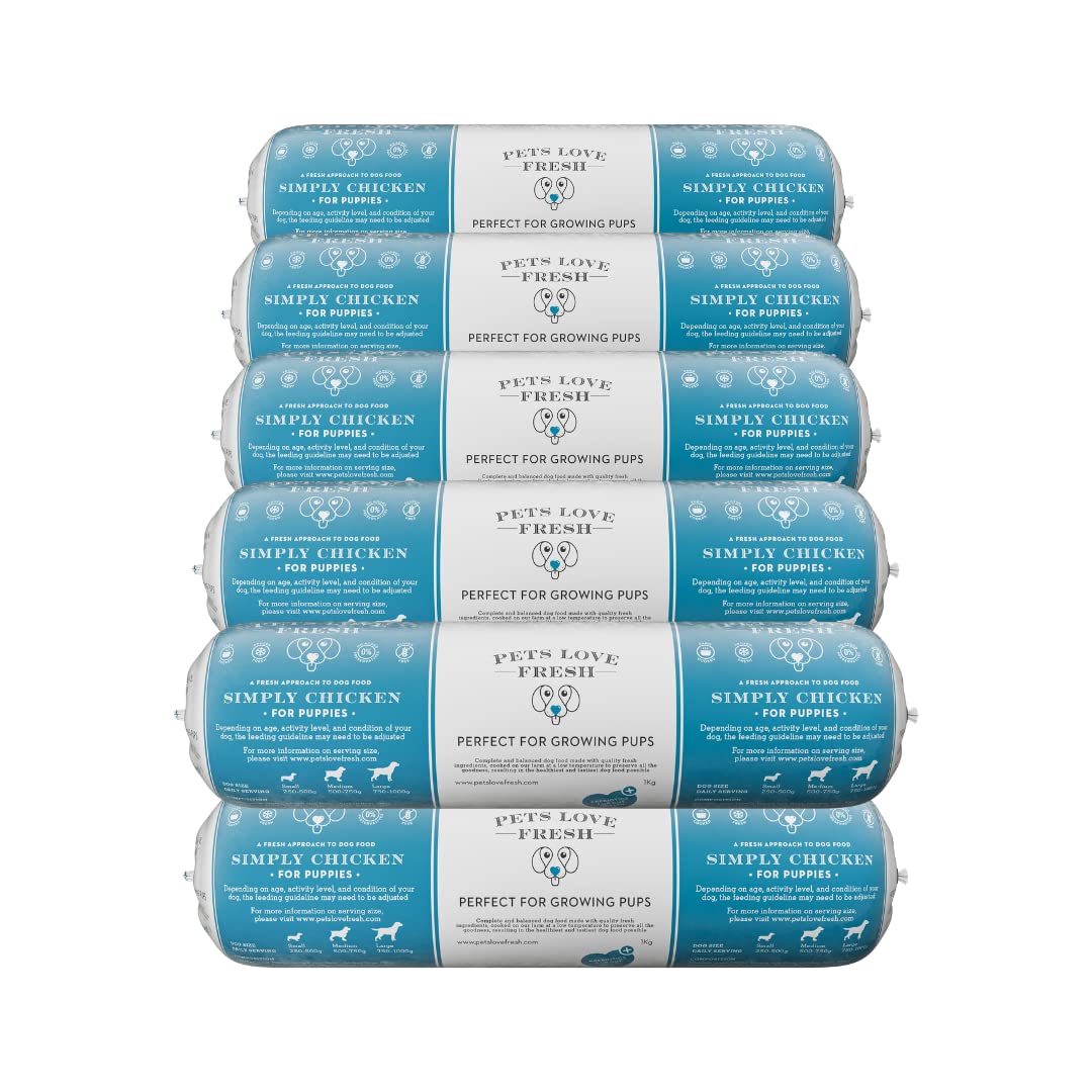 Fresh Dog Food Simply Chicken 5 x 600g Chub Rolls