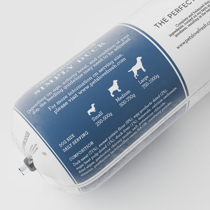 Fresh Dog Food Simply Chicken 5 x 600g Chub Rolls