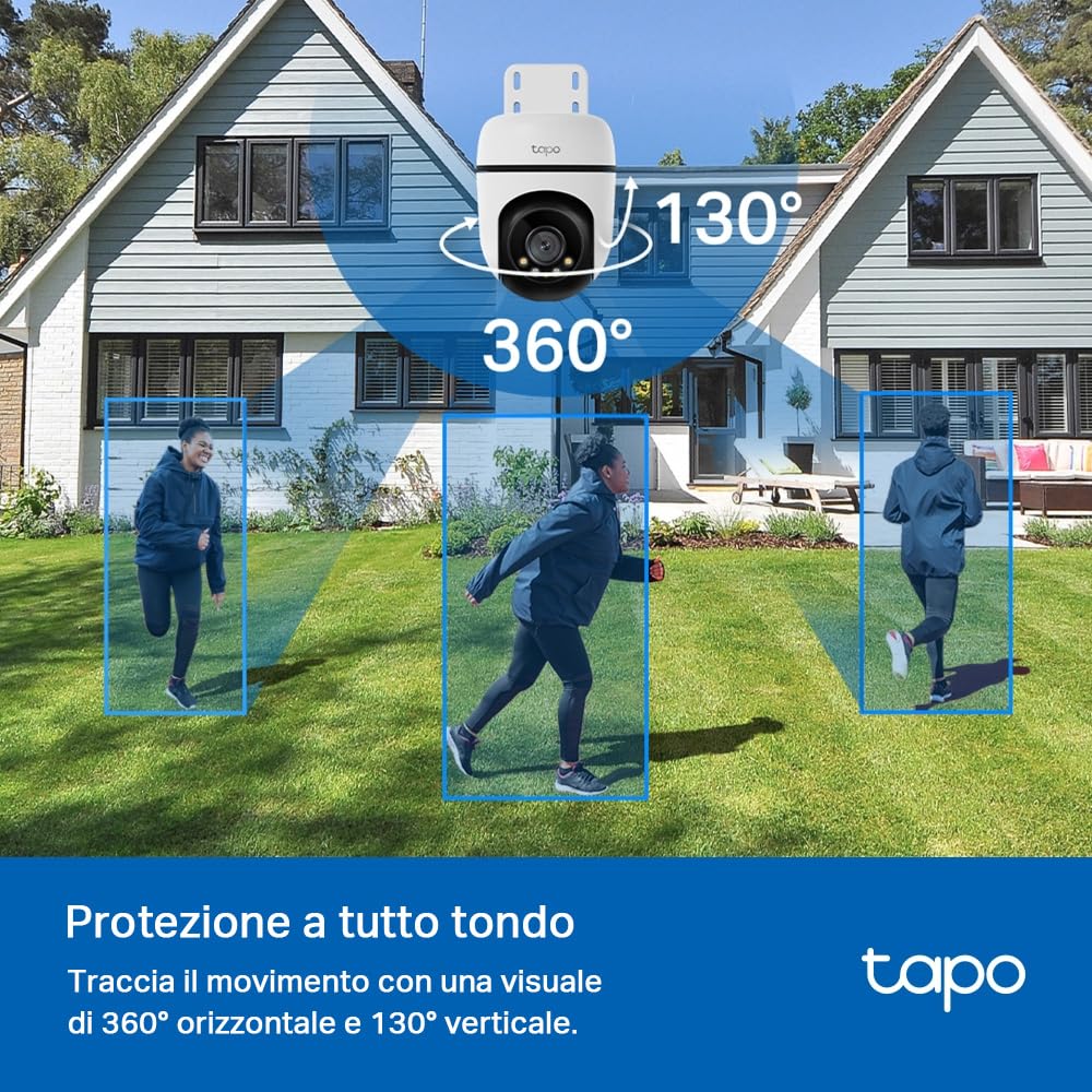 Pan/Tilt Smart Outdoor Security Camera