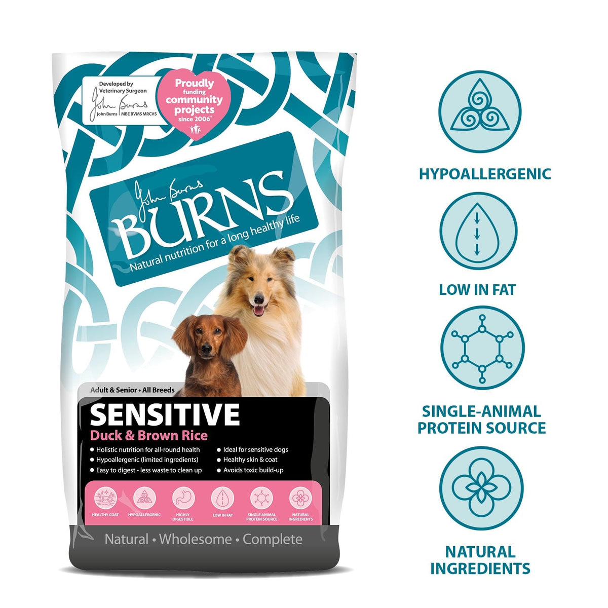 Natural Duck Hypoallergenic Dog Food