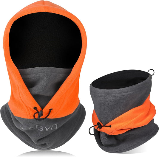 TAGVO Balaclava Windproof Ski Mask Thermal Fleece Hood Winter Multipurpose Use Unisex Face Mask Warm＆Breathable Face Cover Heavyweight Neck Warmer for Winter Outdoor Sports