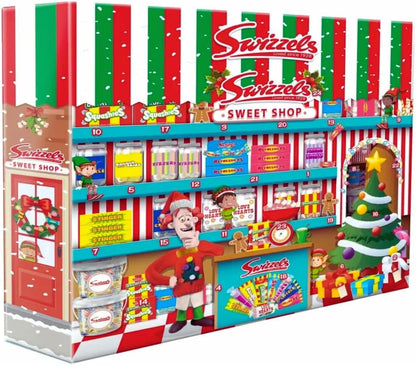 Sweets Advent Calendar 2026 - Retro sweets adventcalendar | Countdown to Christmas selections sweets | Gluten Free Advent Calendar for Kids Men Women 220 g & TJMolten activity card (swizels advent)