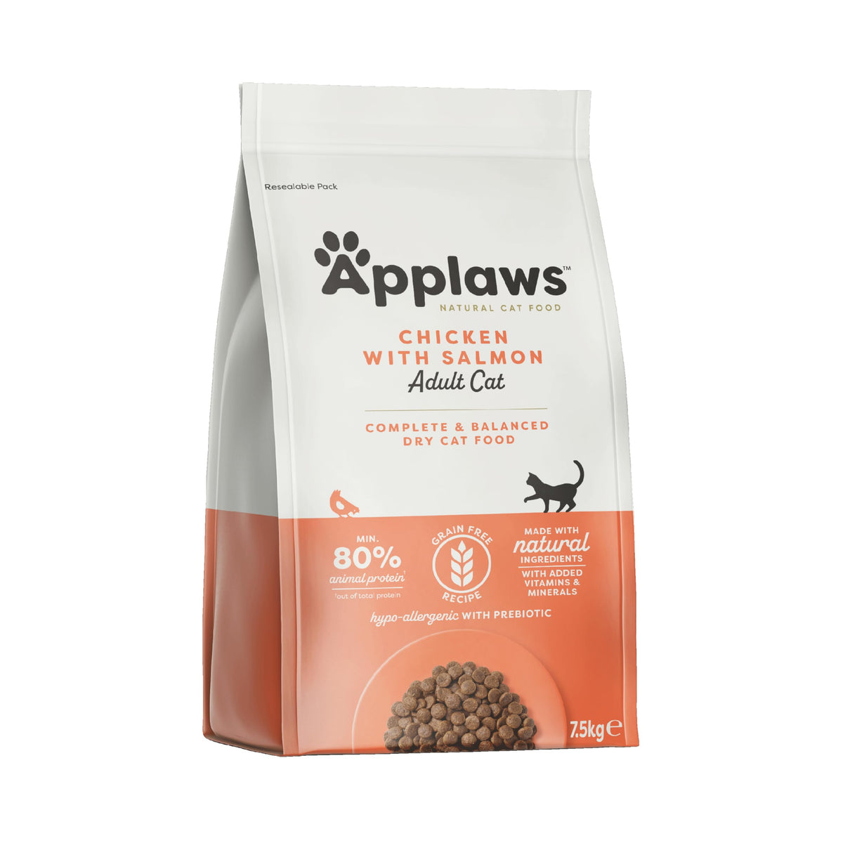 Natural Complete Dry Food for Adult Cats Chicken with Lamb 2kg