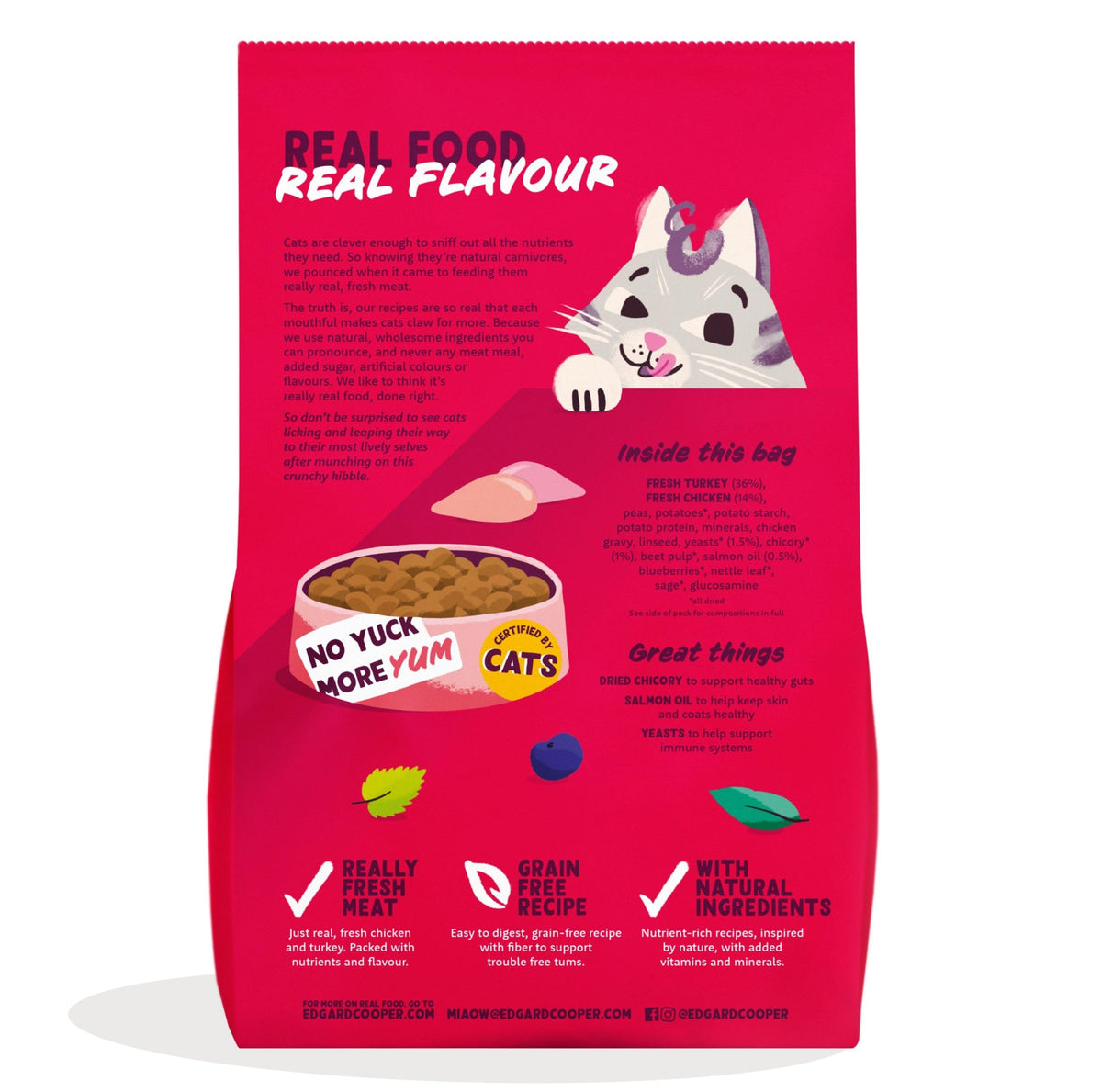 Grain Free Adult Dry Cat Food Chicken 2kg