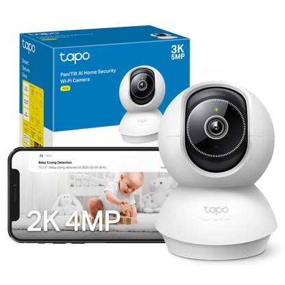 Tapo C211 2K 3MP Pan/Tilt Indoor Security Camera Pet Camera CCTV Camera