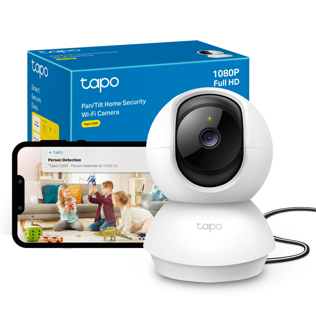 Tapo C211 2K 3MP Pan/Tilt Indoor Security Camera Pet Camera CCTV Camera
