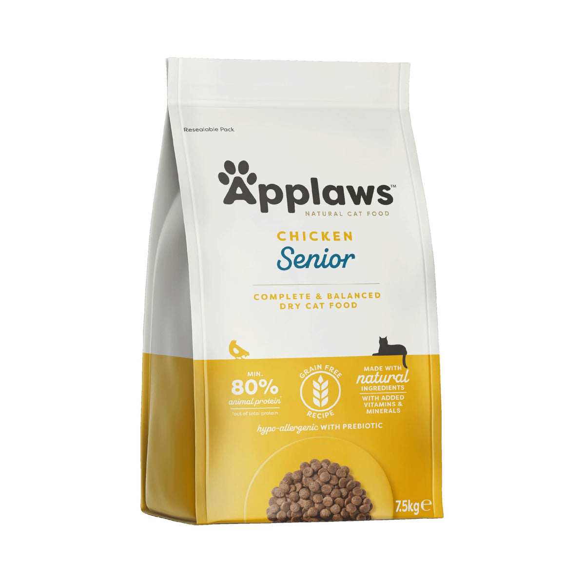 Natural Complete Dry Food for Adult Cats Chicken with Lamb 2kg