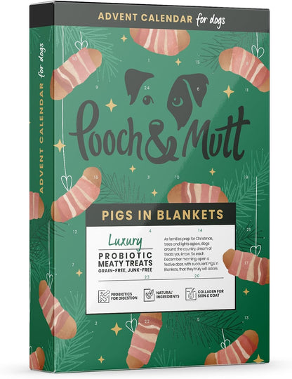 Pooch & Mutt - Christmas Advent Calendar for Dogs, Meaty Treats
