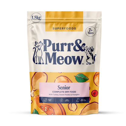Adult Cat Superfood Complete Dry Cat Food, Turkey, 1.5kg