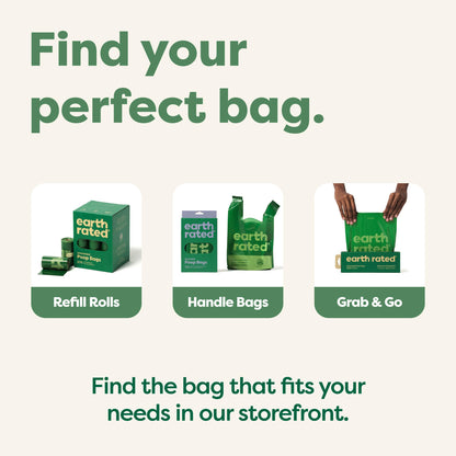 Dog Poop Bags with Tie Handles 105 Count