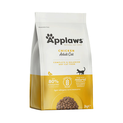 Natural Complete Dry Food for Adult Cats Chicken with Lamb 2kg
