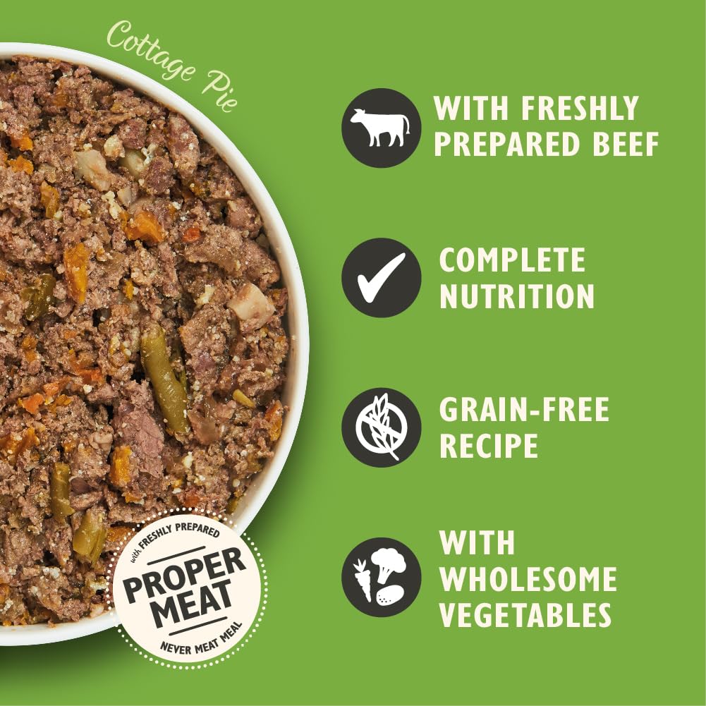 Natural Adult Wet Dog Food Cottage Pie Grain-Free Recipe 10 x 150g