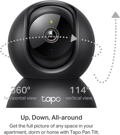 Tapo C211 2K 3MP Pan/Tilt Indoor Security Camera Pet Camera CCTV Camera