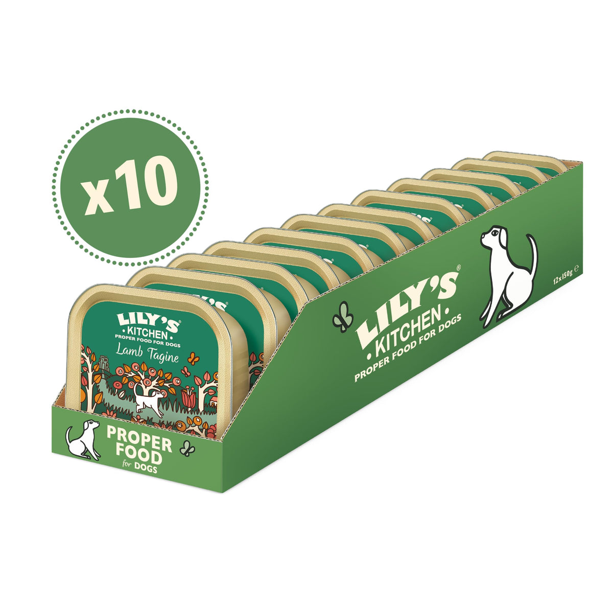 Natural Adult Wet Dog Food Cottage Pie Grain-Free Recipe 10 x 150g