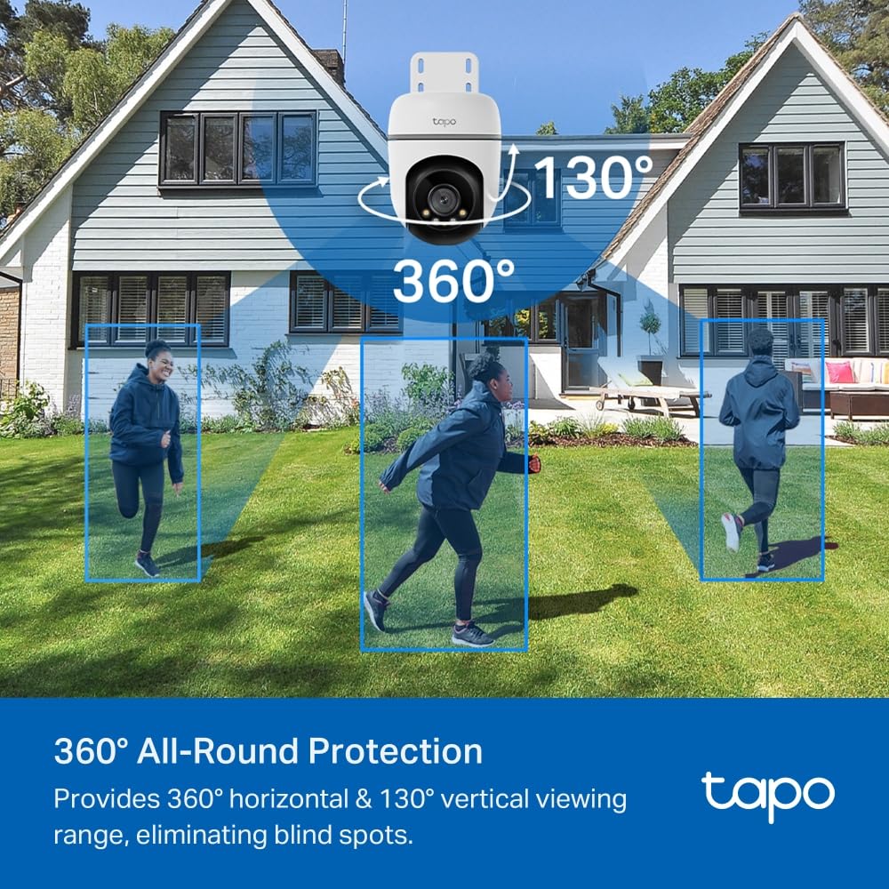 Pan/Tilt Smart Outdoor Security Camera