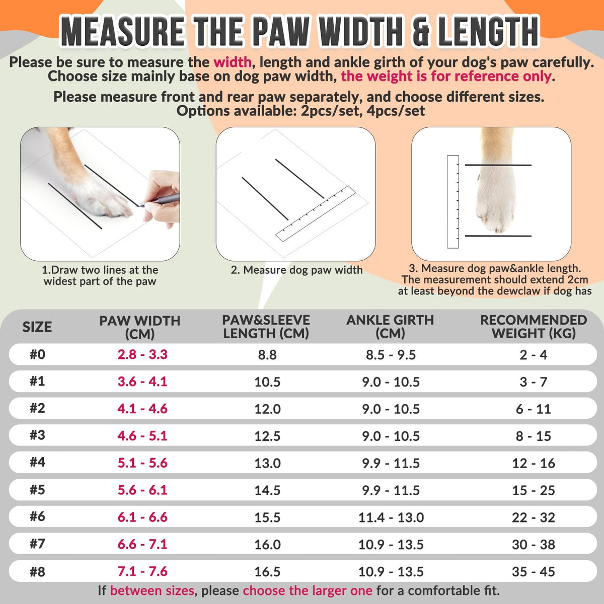 Breathable Dog Boots Paw Protector 2pcs