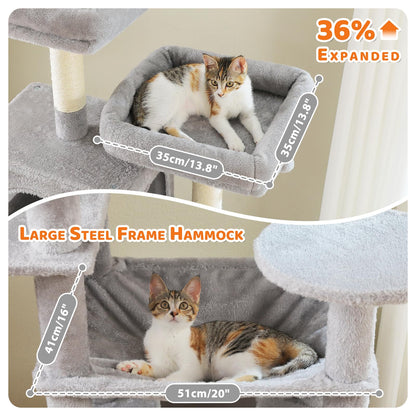 184cm Tall Cat Tree Tower for Large Cats