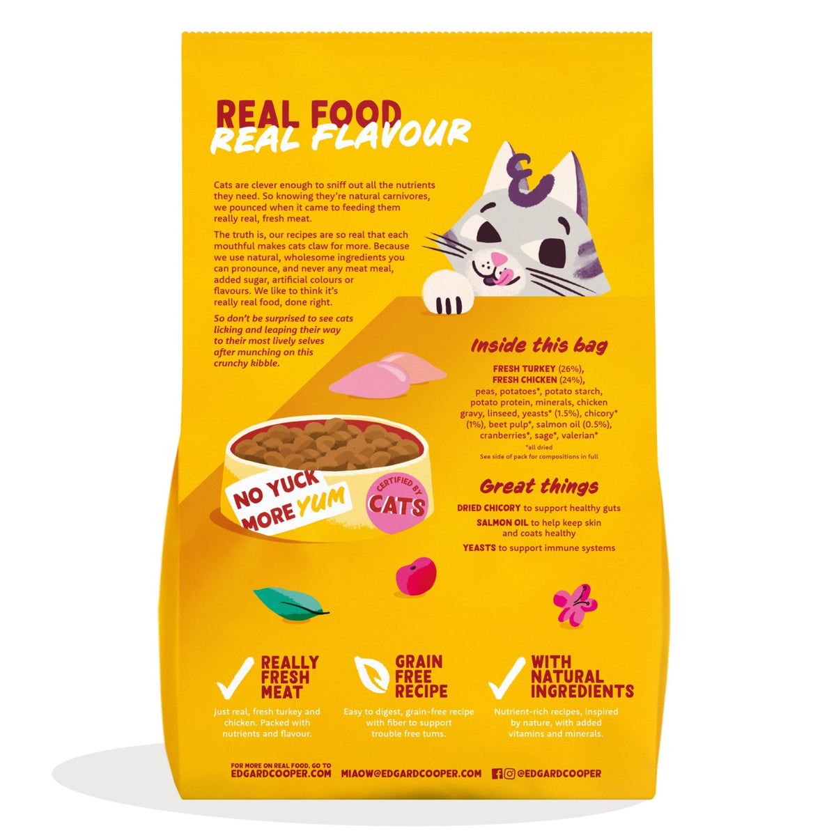 Grain Free Adult Dry Cat Food Chicken 2kg