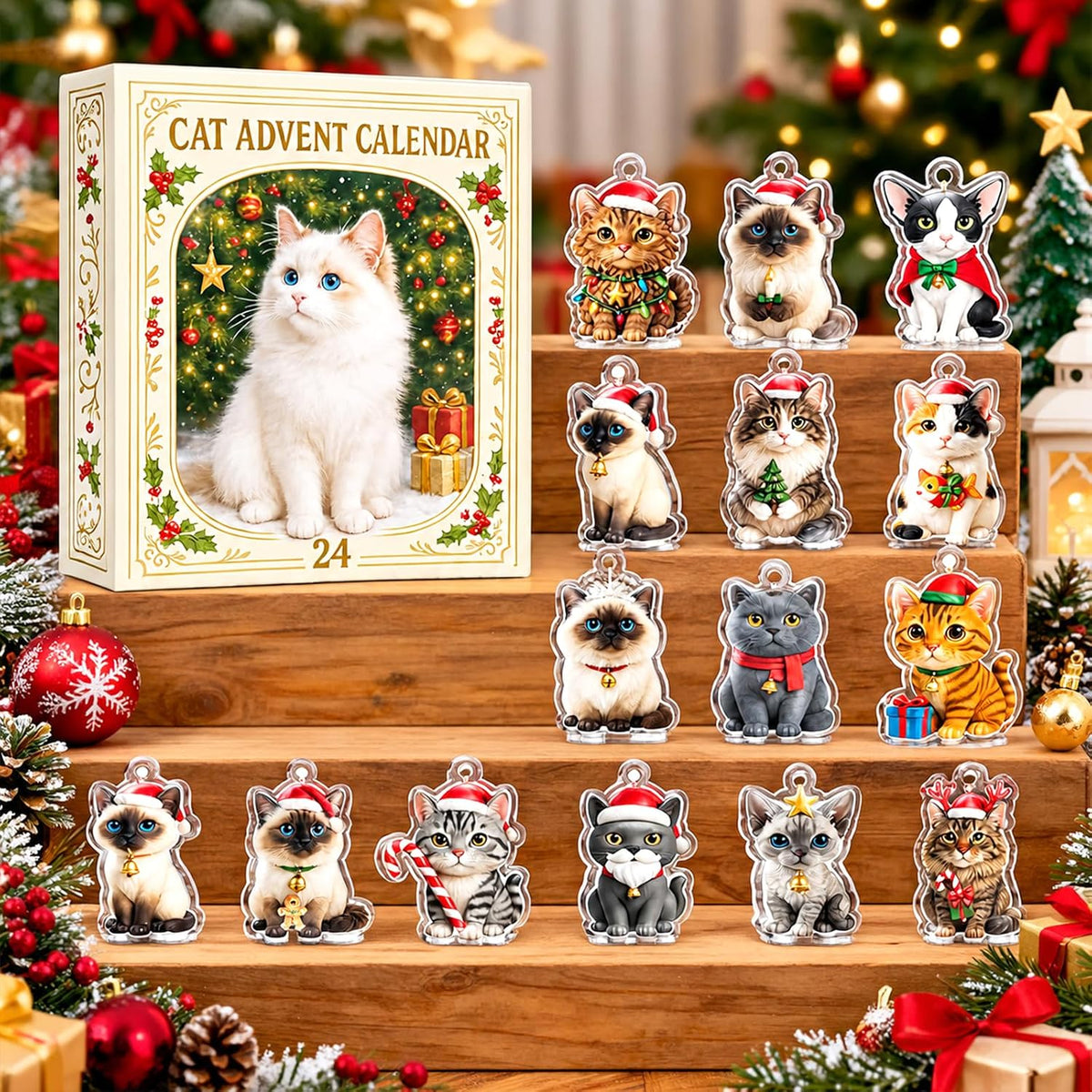 24 Days of Cat Magic Advent Calendar 2026 Figurine Set