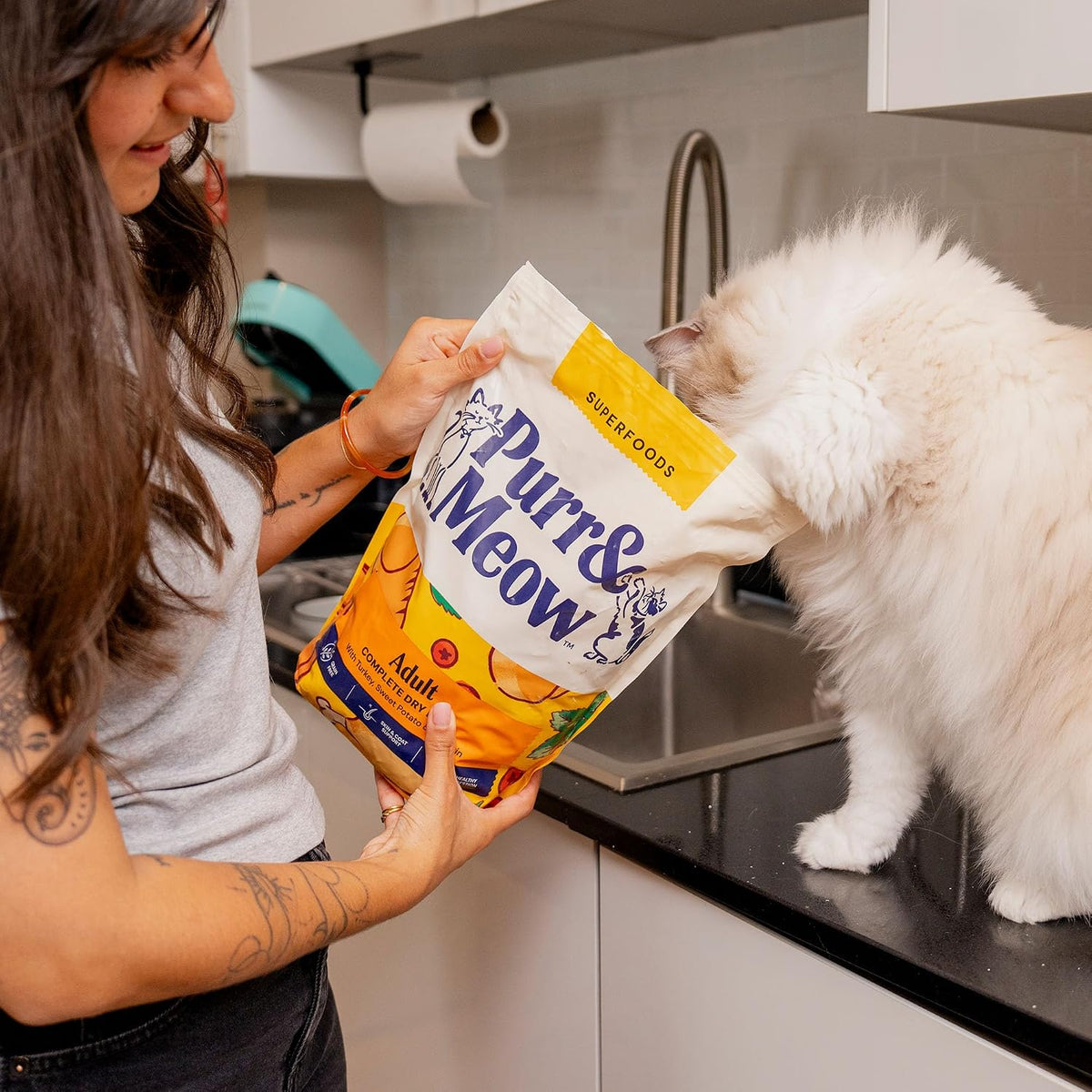 Adult Cat Superfood Complete Dry Cat Food, Turkey, 1.5kg