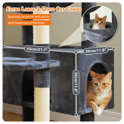 184cm Tall Cat Tree Tower for Large Cats