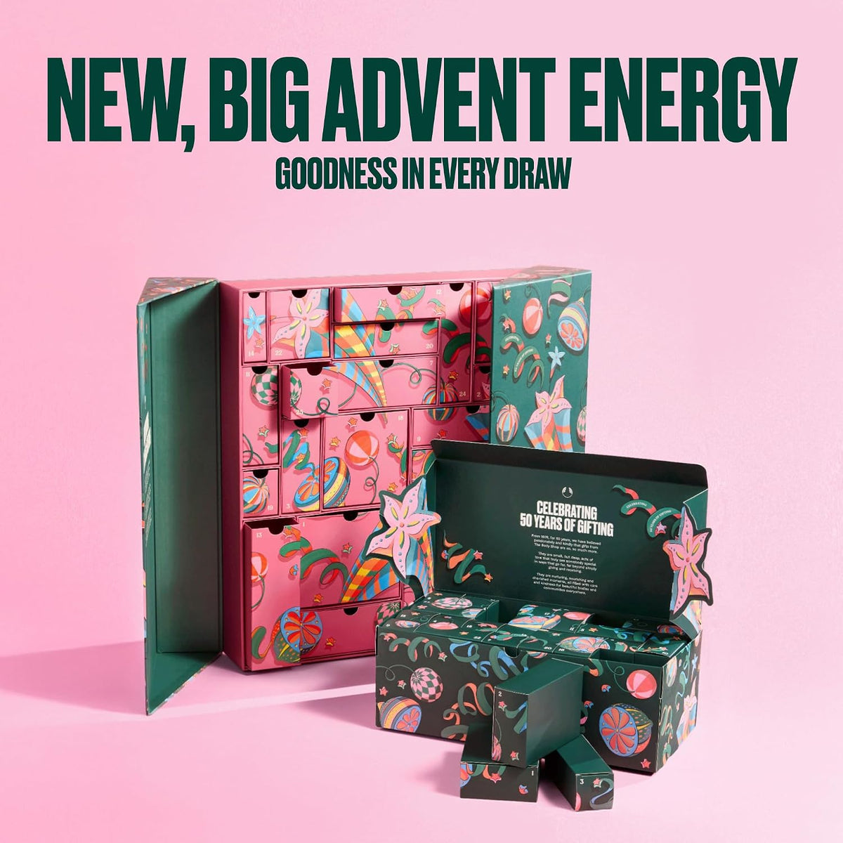 The Body Shop Classic 24-Piece Beauty Advent Calendar (Worth Over £120)