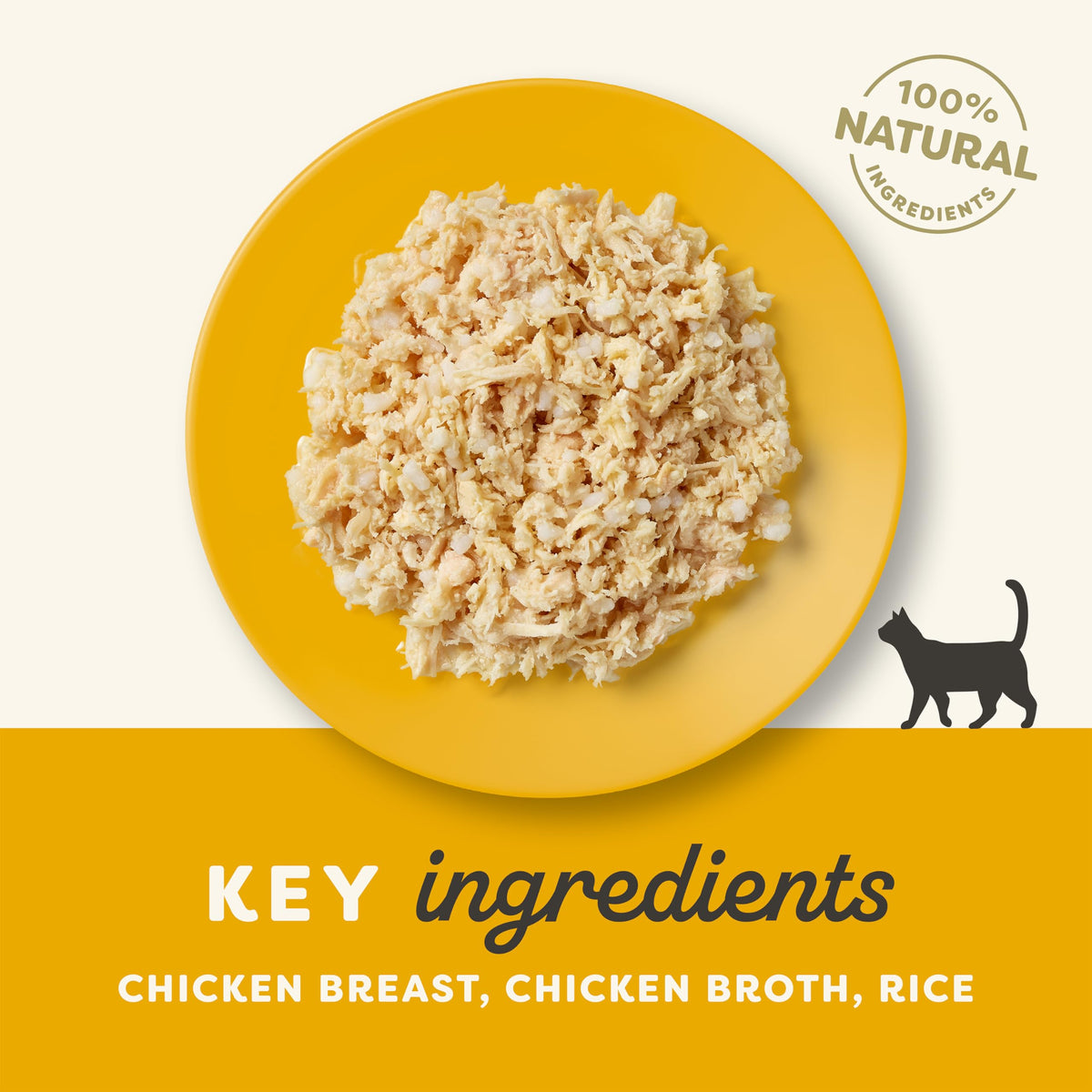 Natural Wet Cat Food Chicken Selection in Broth 12 x 70g Pouches