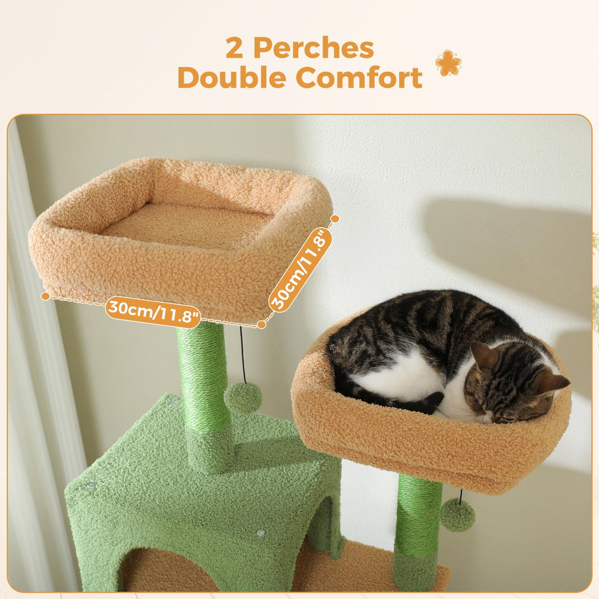 184cm Tall Cat Tree Tower for Large Cats