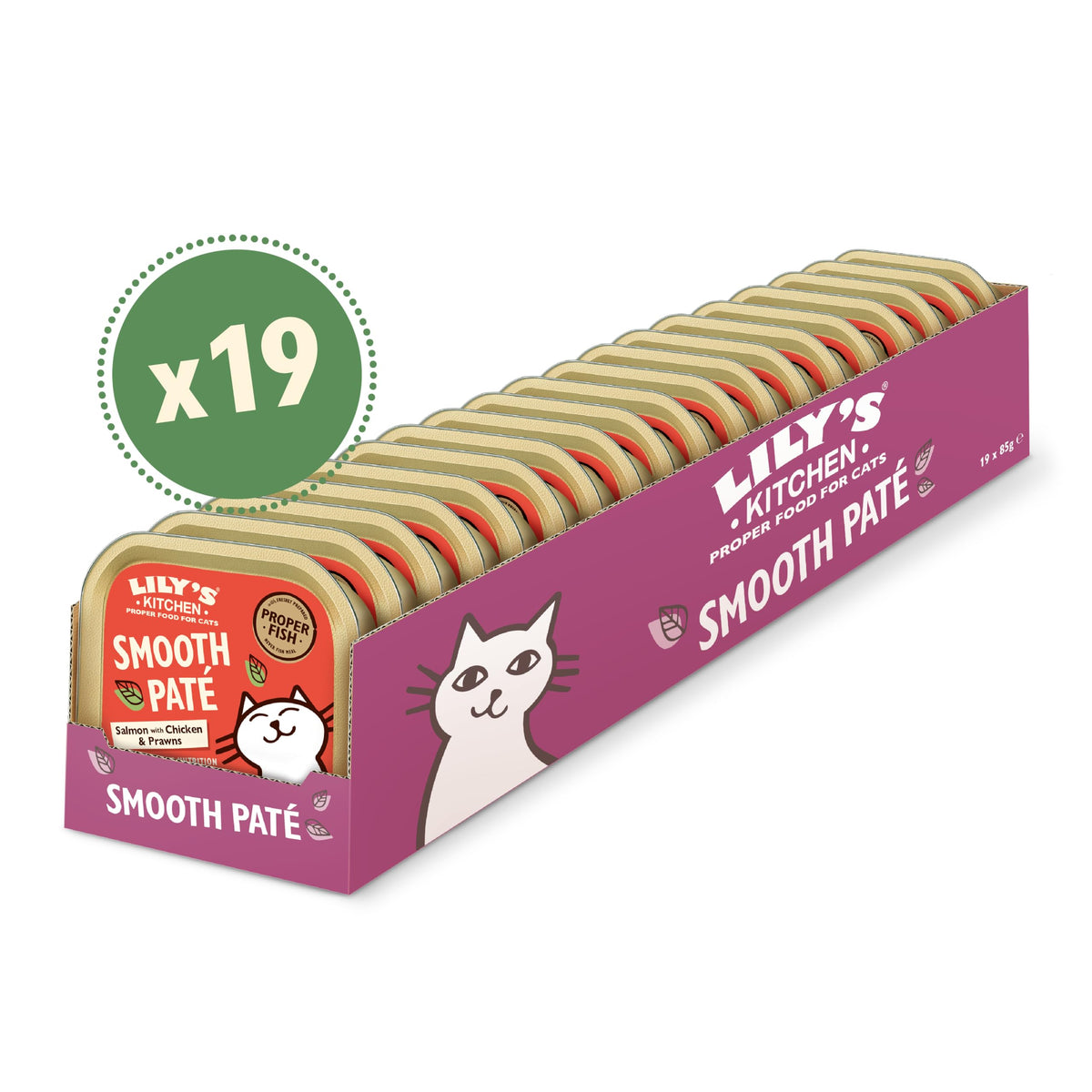 Smooth Paté Selection Adult Cat Food 4 x (8 x 85g)