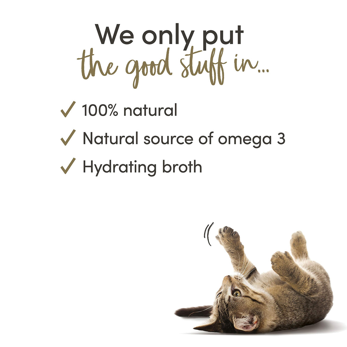 Natural Wet Cat Food Tuna Selection in Broth 12 x 70g Pouches