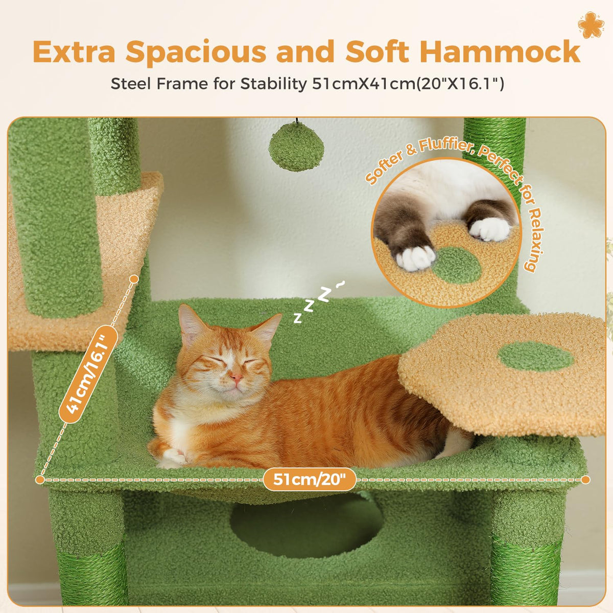 184cm Tall Cat Tree Tower for Large Cats