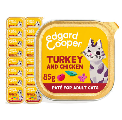 Grain Free Wet Cat Food Paté Salmon & Chicken 16 x 85g