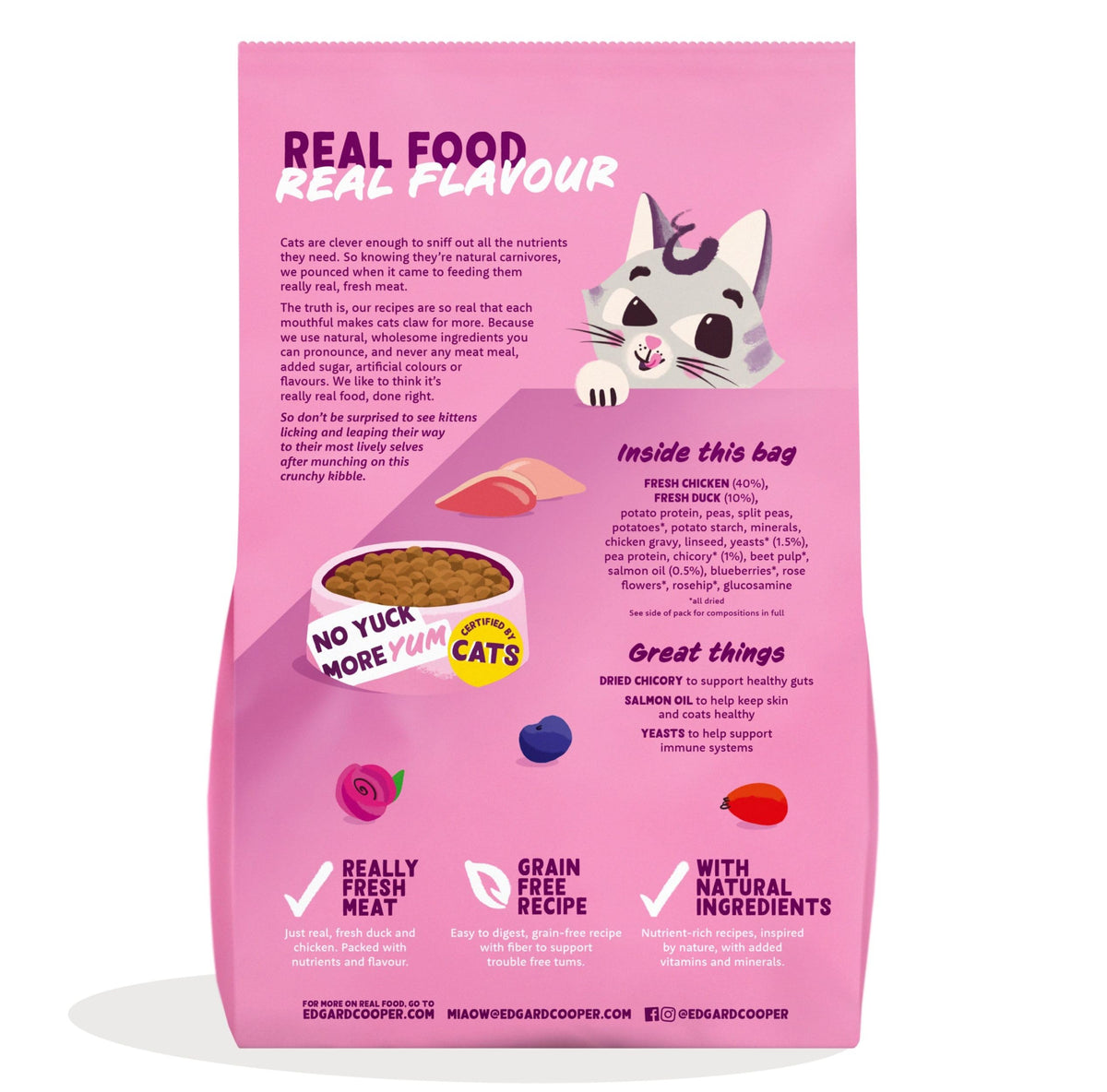 Grain Free Adult Dry Cat Food Chicken 2kg